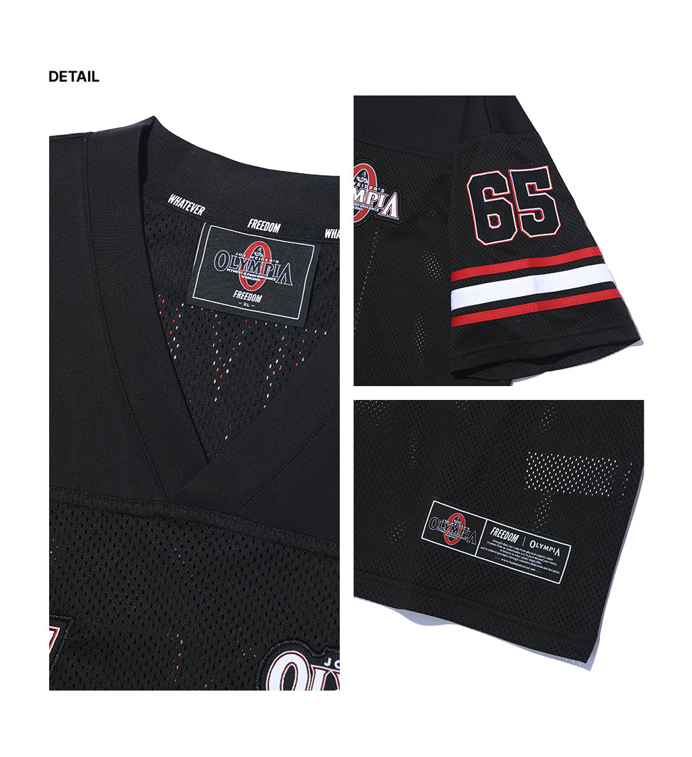 Olympia Small Logo Rugby Jersey (Black)