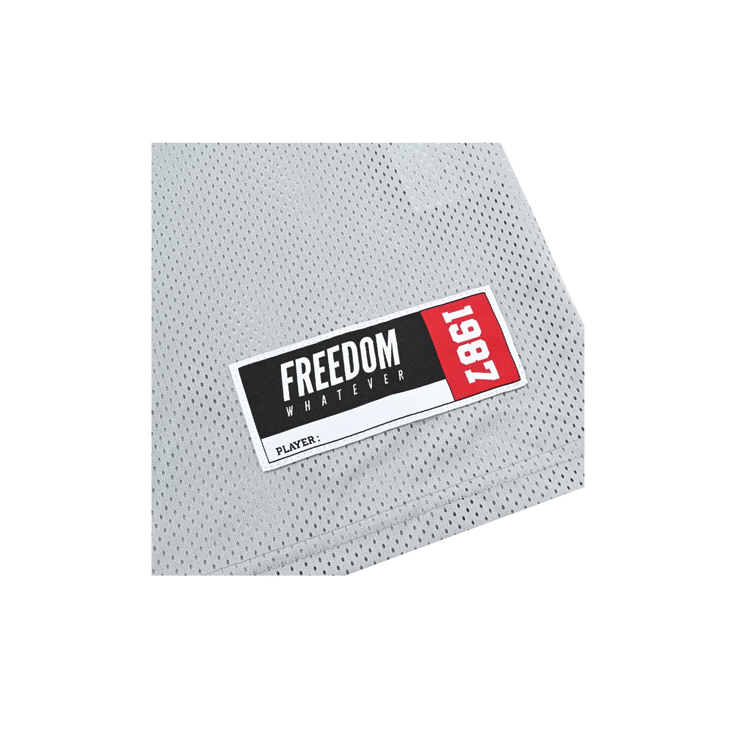 ☆FREEDOM☆ Mesh Rugby Jersey Cream FD23MMTS0820CR FREEDOM Mesh Rugby Jersey (Gray) – Freedom Whatever HK