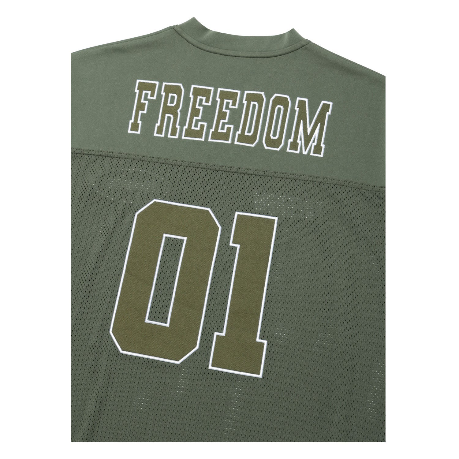☆FREEDOM☆ Mesh Rugby Jersey Khaki FD24SWTS0240KH Freedom Mesh Rugby Jersey (Khaki) – Freedom Whatever HK