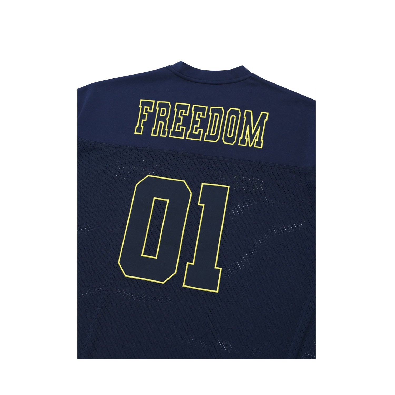 ☆FREEDOM☆ Mesh Rugby Jersey Navy FD24SWTS0240NV FREEDOM Mesh Rugby Jersey (Black) – Freedom Whatever HK