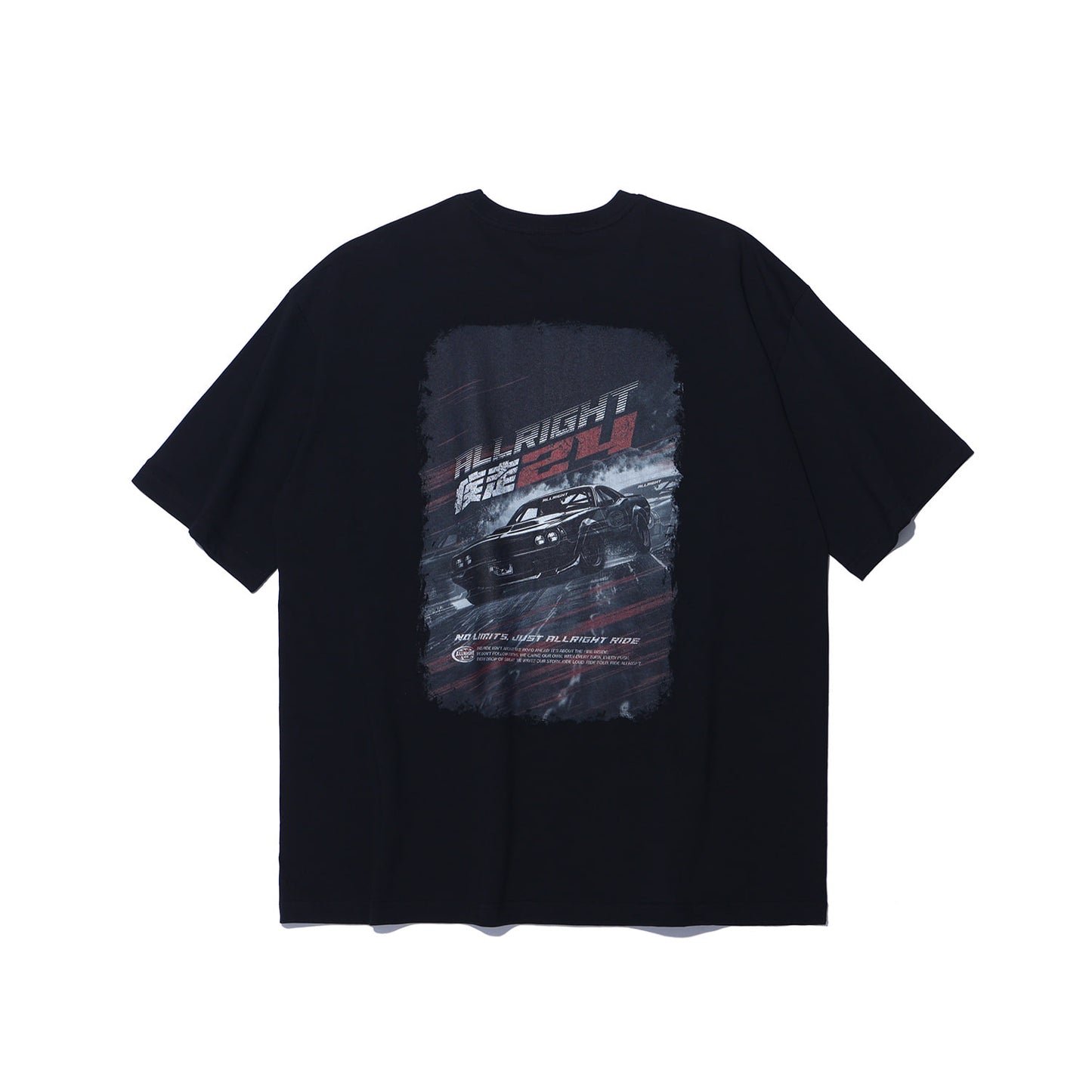 ALLRIGHT Run Overfit T-Shirt (Black)