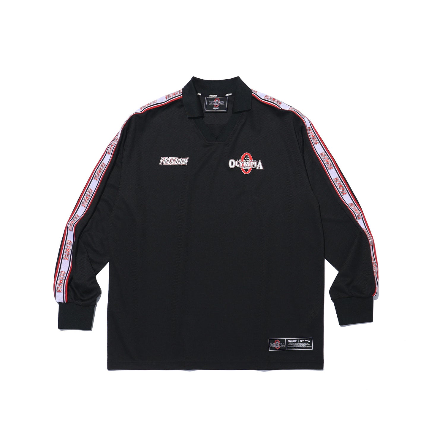 Olympia Lettering Football Long Sleeve (Black)