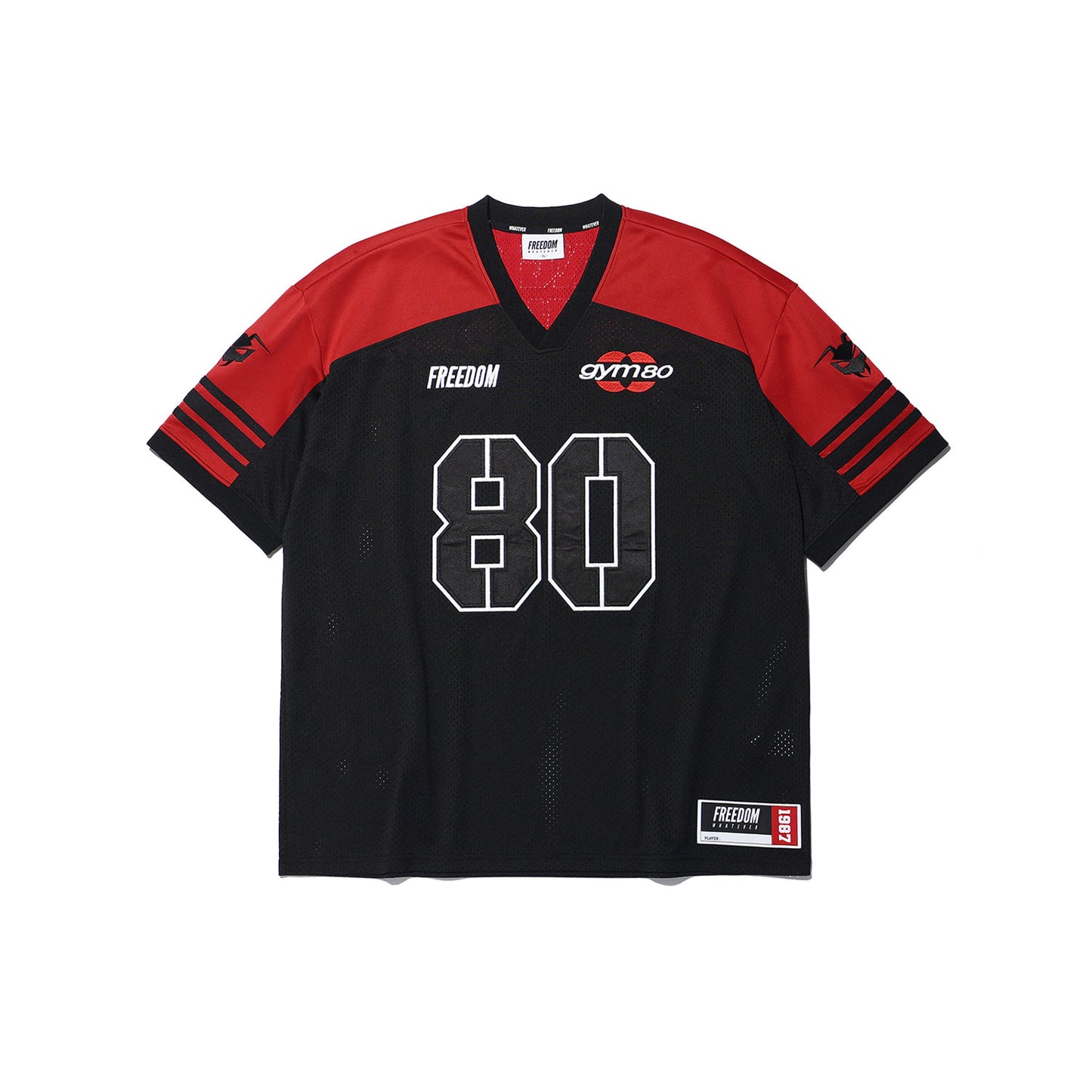 [PRE-ORDER] GYM80 Rugby Jersey (Black)