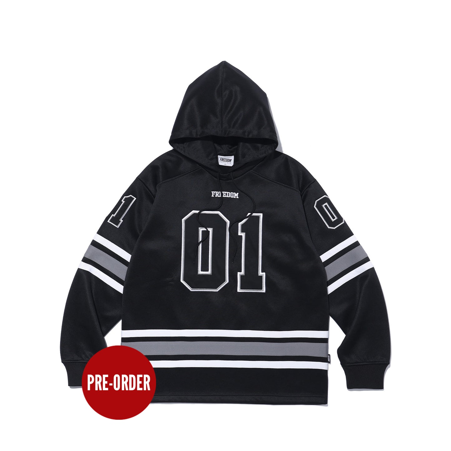 Hockey Hooded Jersey (Black)