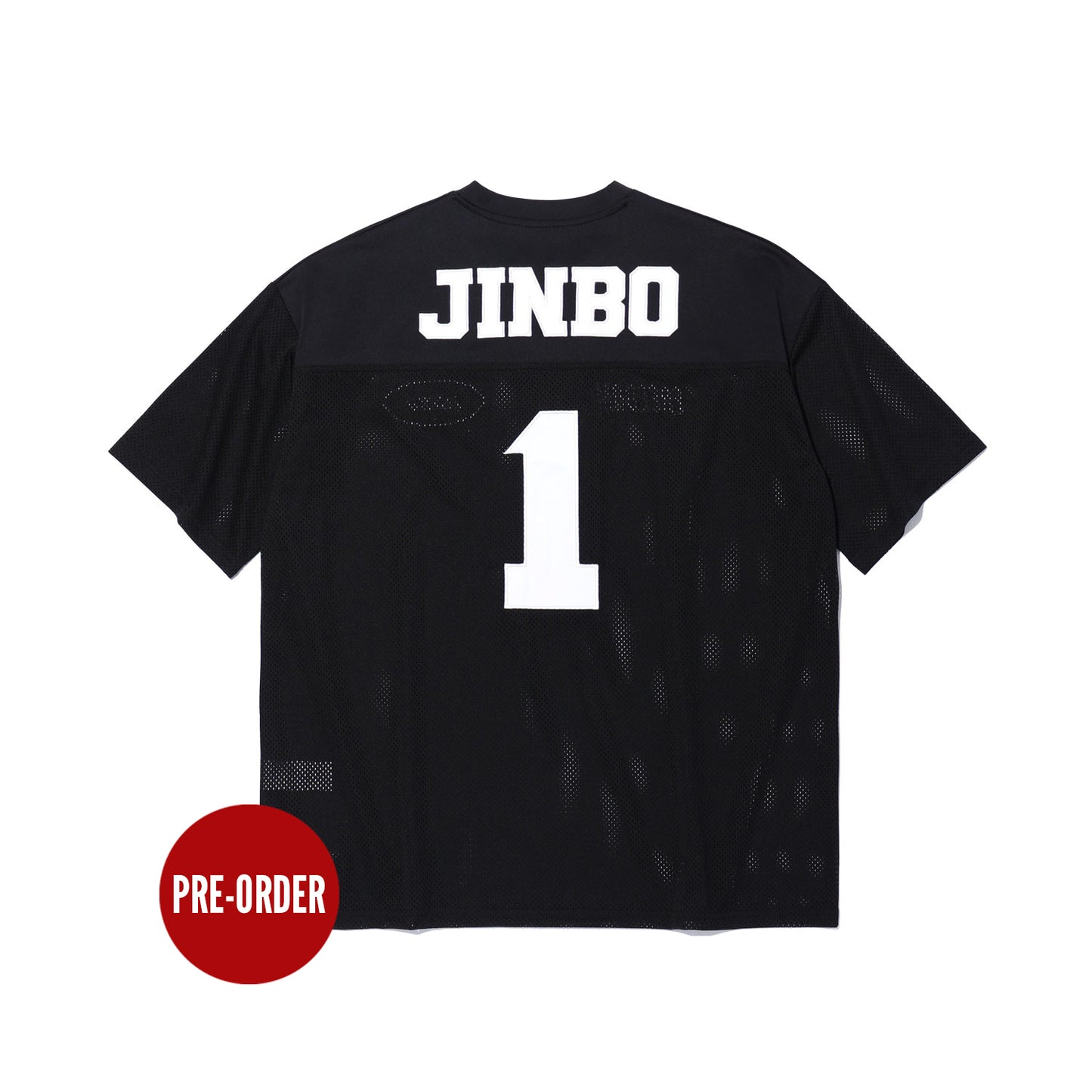 JINBO Mesh Rugby Jersey (Black)