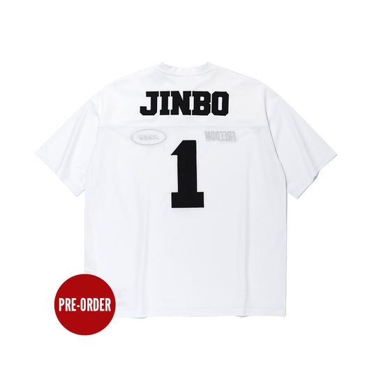 JINBO Mesh Rugby Jersey (White)