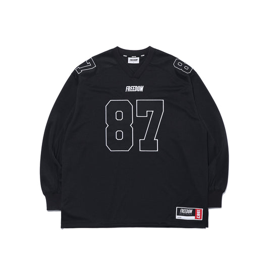Long Sleeve Rugby Jersey (Black)