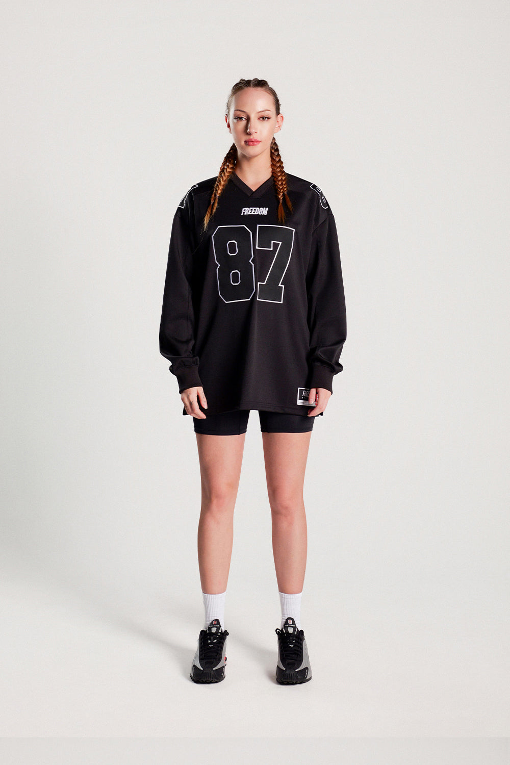 Long Sleeve Rugby Jersey (Black)