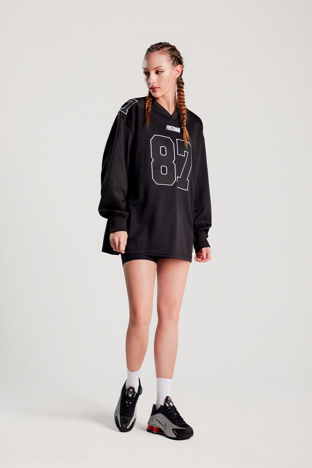 Long Sleeve Rugby Jersey (Black)