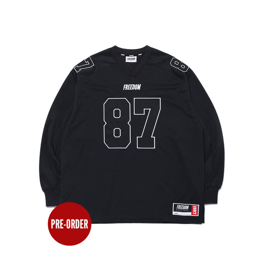Long Sleeve Rugby Jersey (Black)