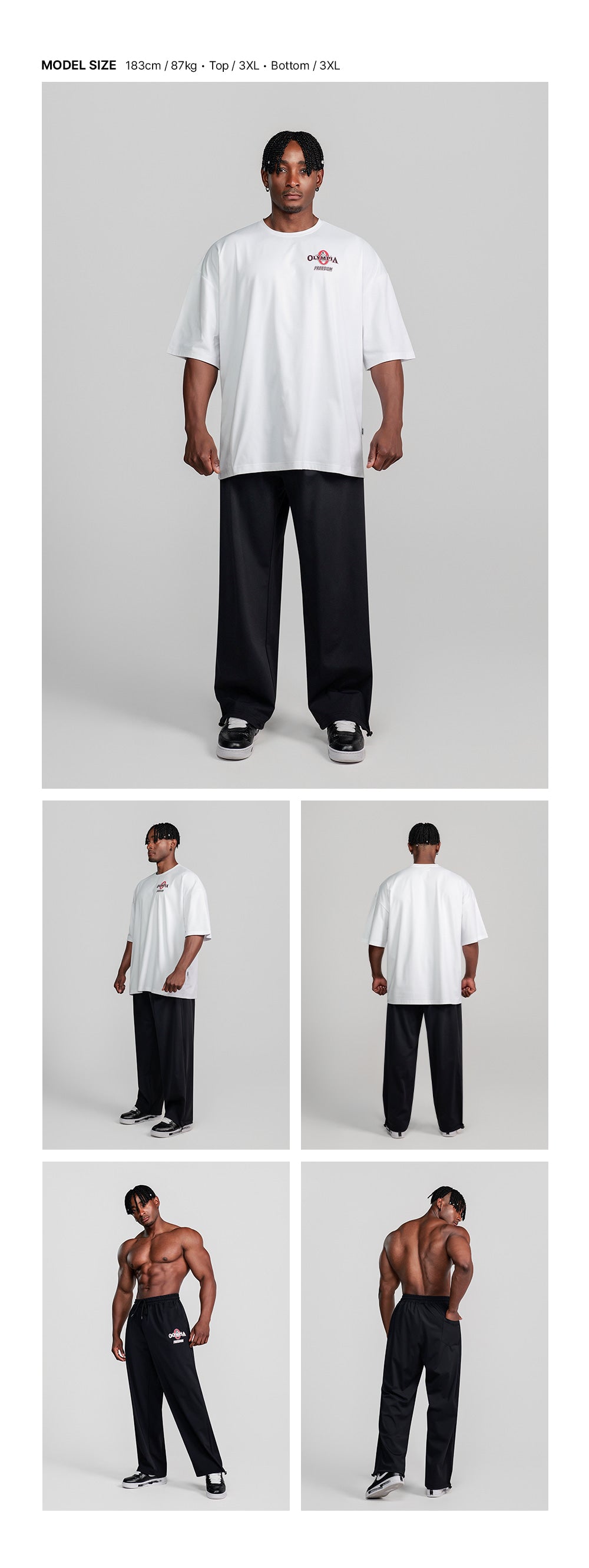 Olympia Essential Stretch Pants (Black)