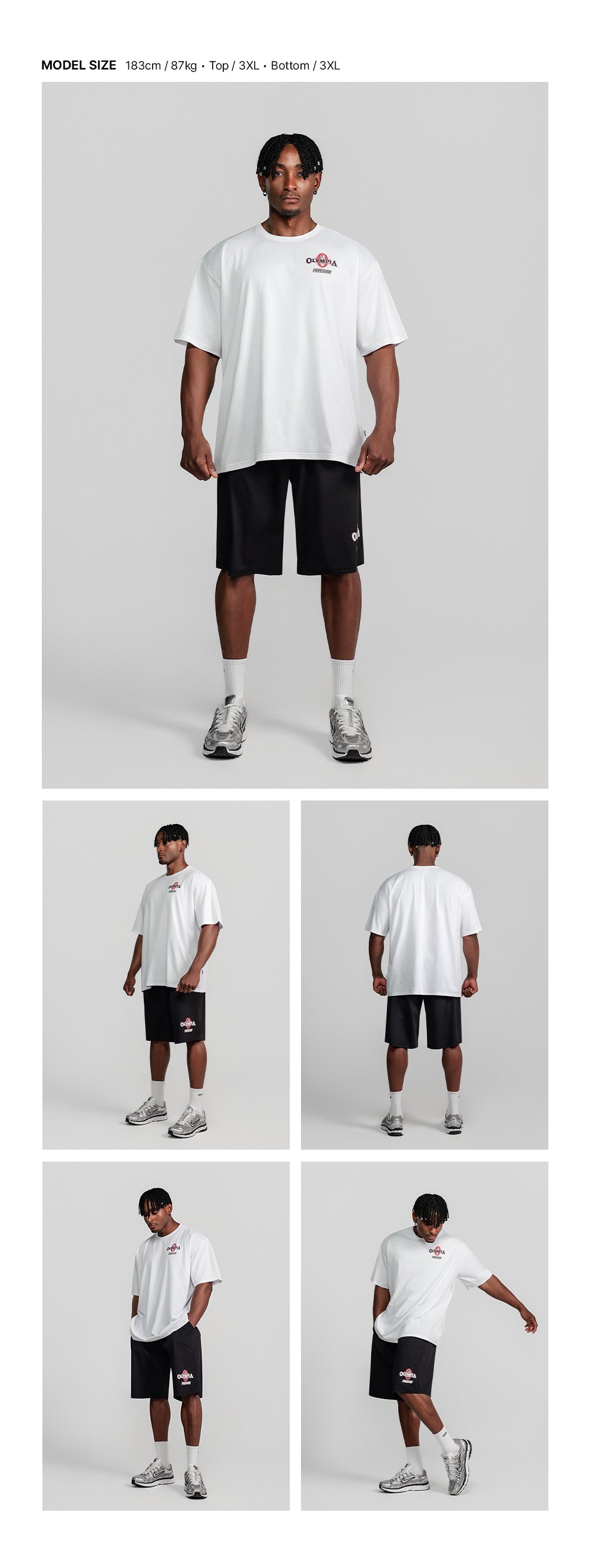 Olympia Essential Semi-Overfit T-Shirt (White)