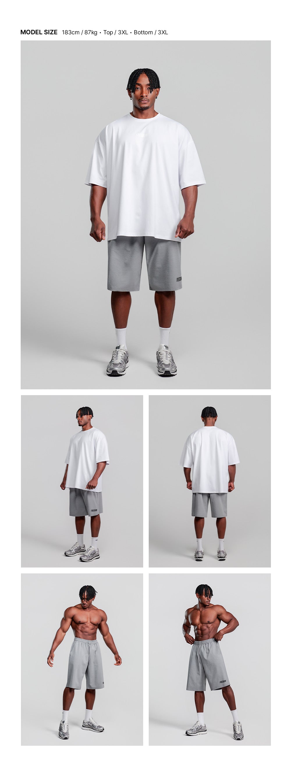 Essential Bermuda Shorts (Grey)
