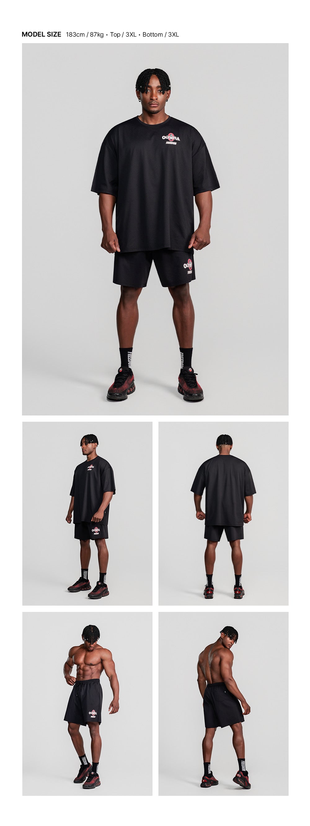 Olympia Essential 5-inch Shorts (Black)