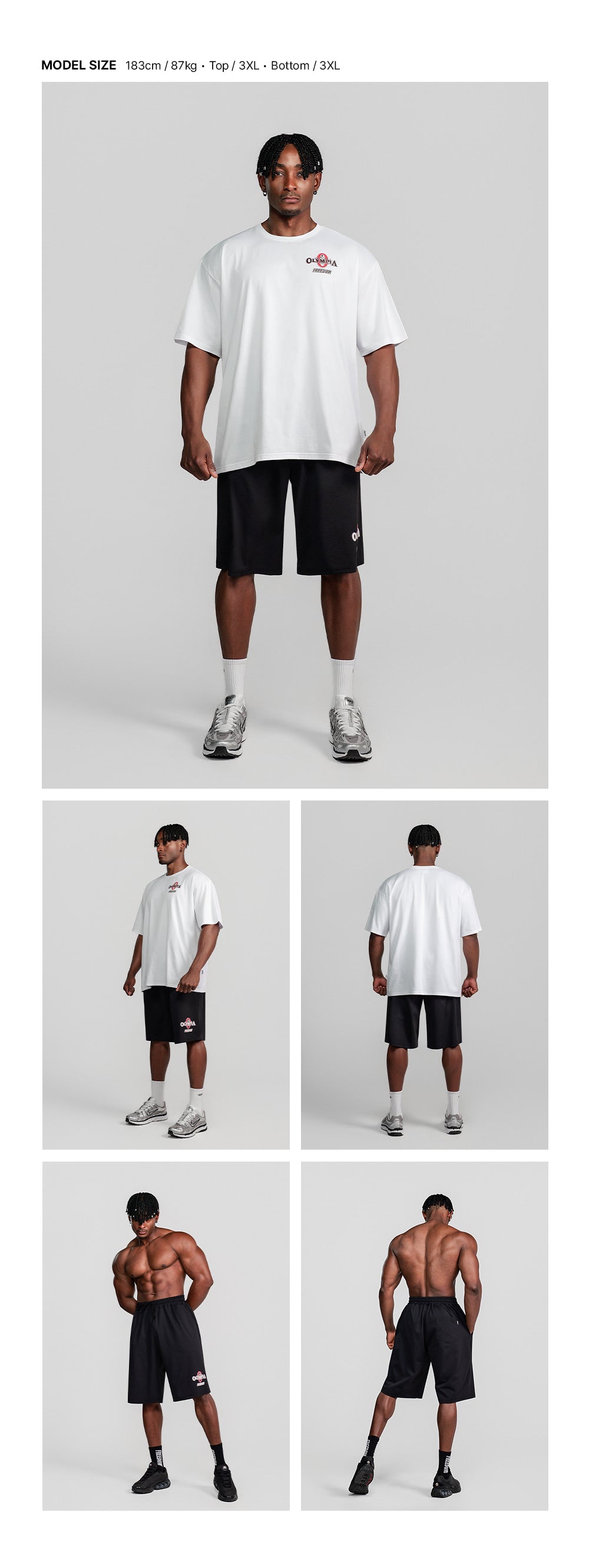 Olympia Essential Bermuda Shorts (Black)