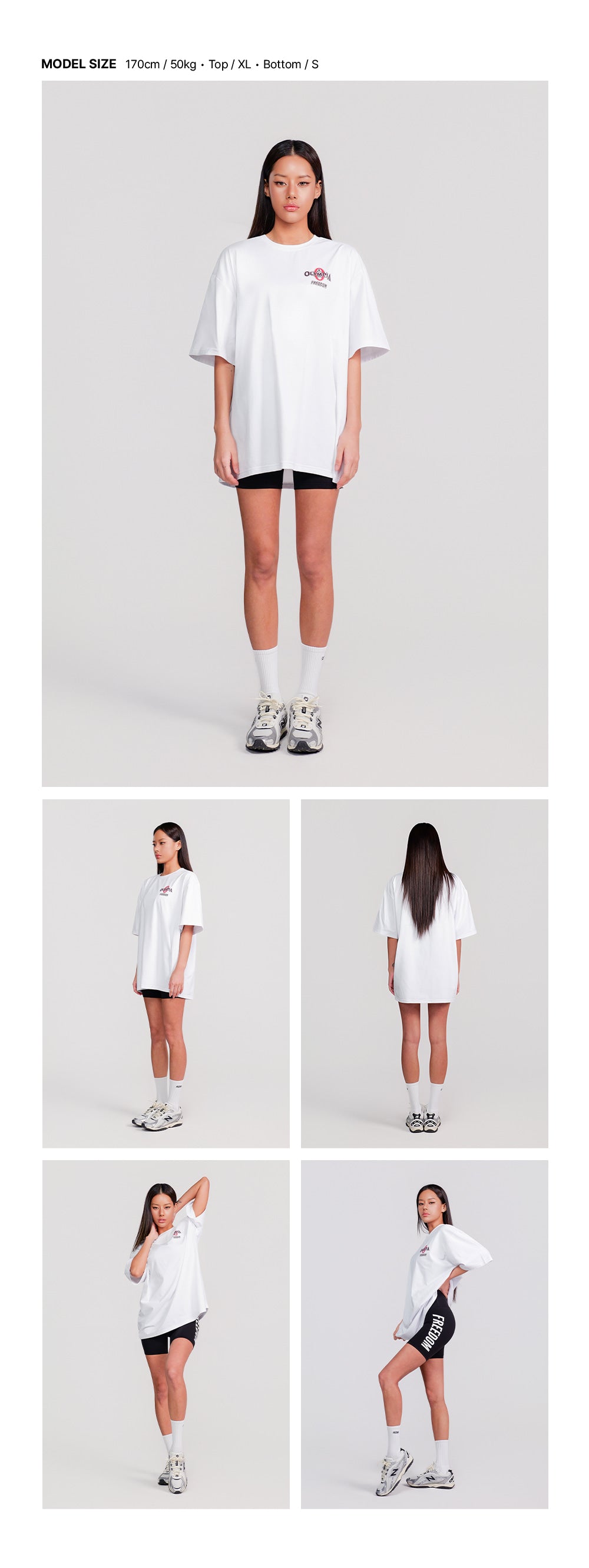 Olympia Essential Semi-Overfit T-Shirt (White)