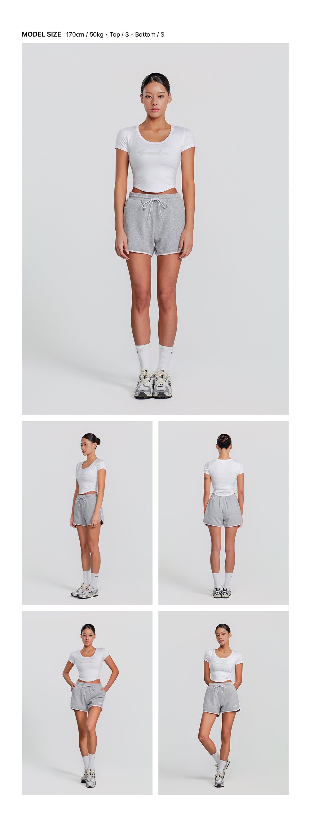 Women's Logo Yeezy Dolphin Shorts (Melange)