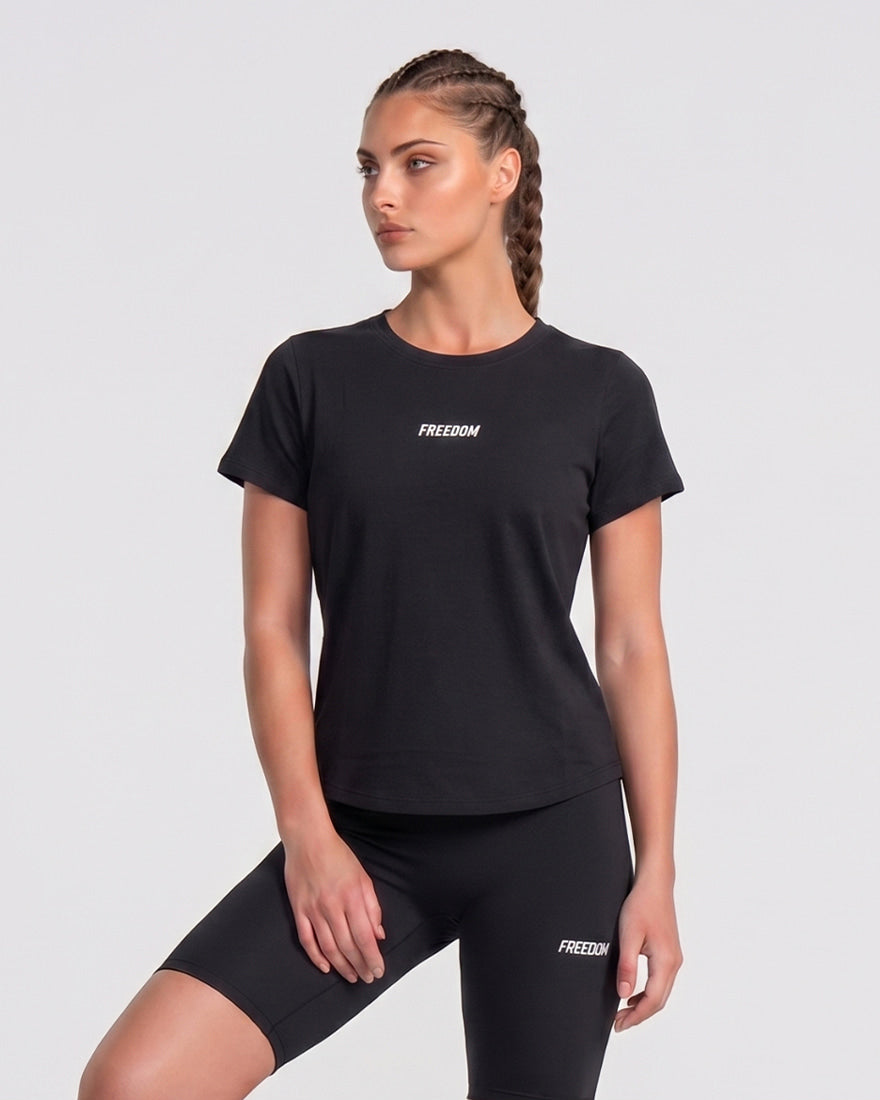 Essential Women's Active T-shirt (Black)
