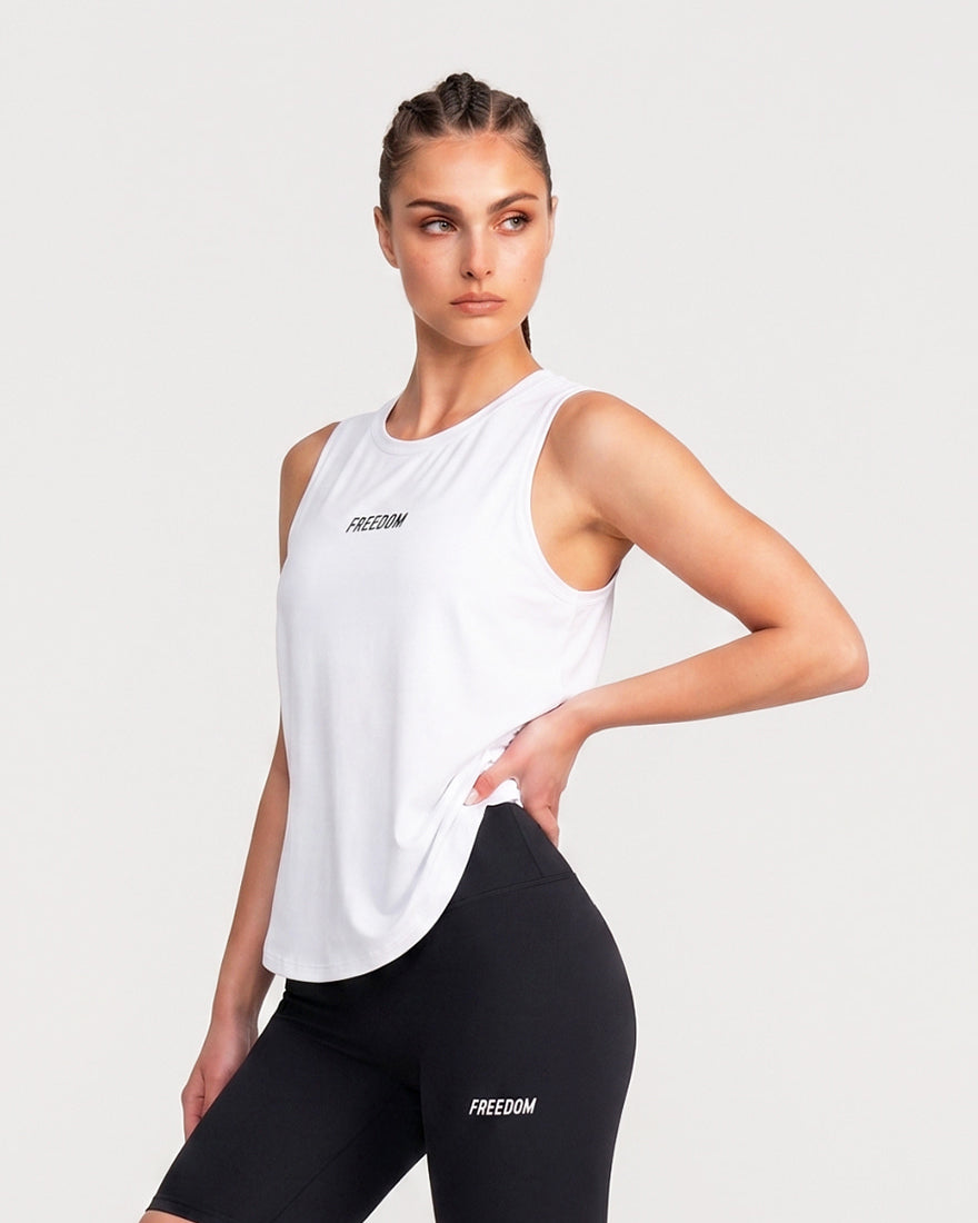 Essential Women Active Sleeveless (White)