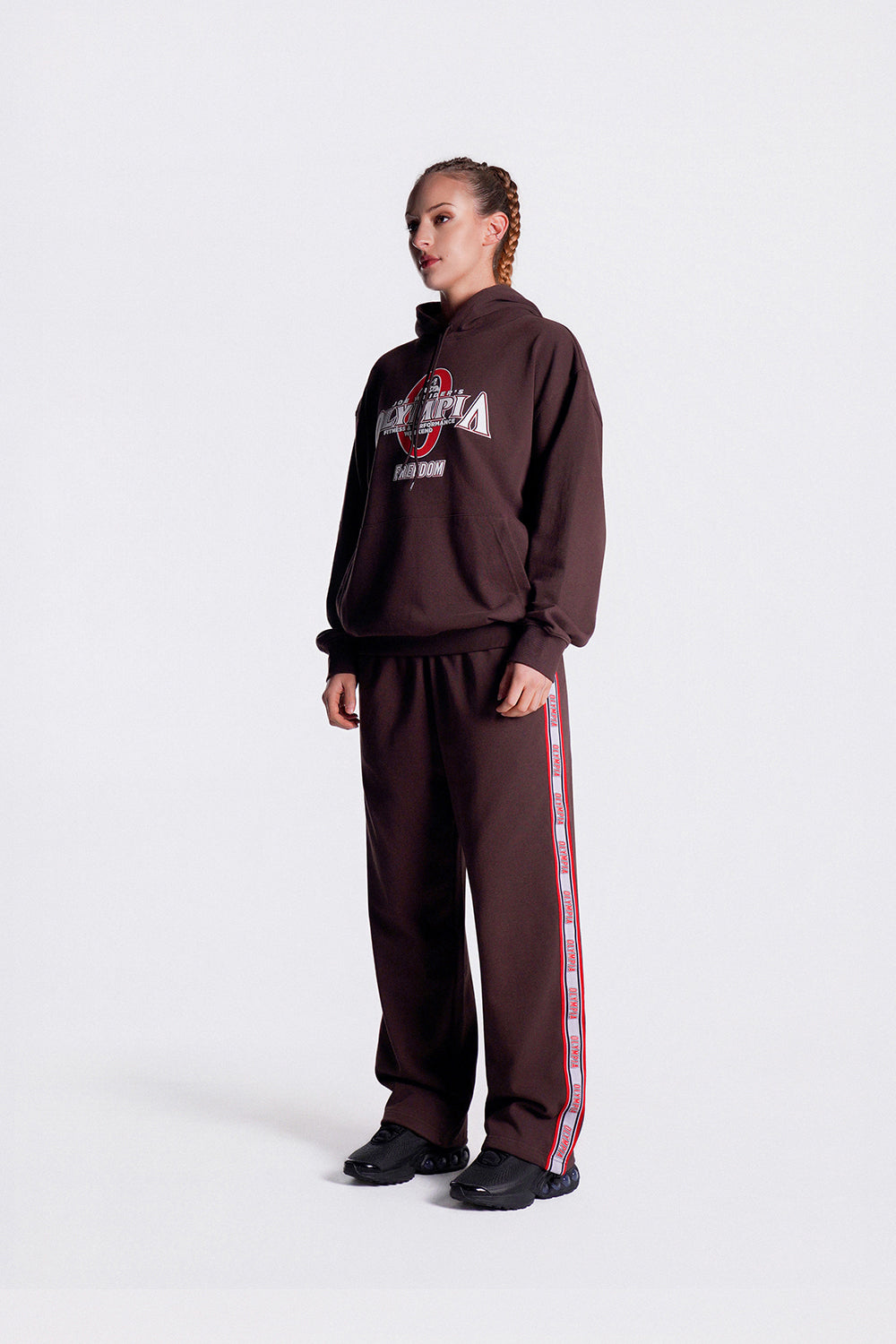 Olympia Big Logo Hoodie (Brown)