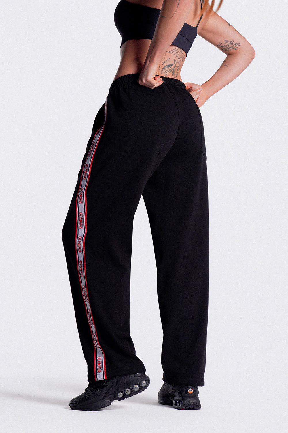 Olympia Lettering Sweatpants (Black)