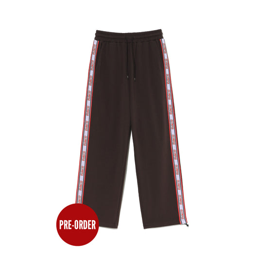 Olympia Lettering Sweatpants (Brown)