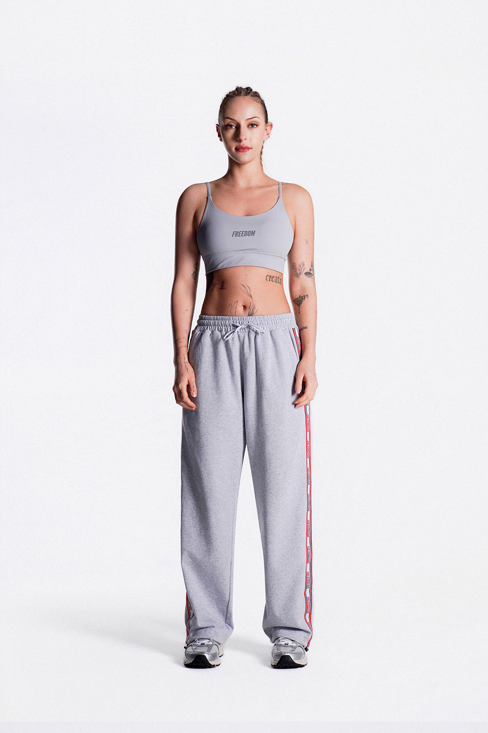 Olympia Lettering Sweatpants (Grey)