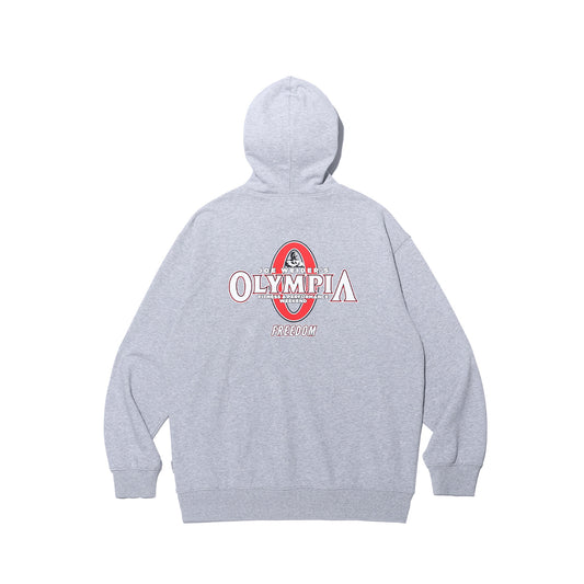 Olympia Small Logo Hoodie (Grey)