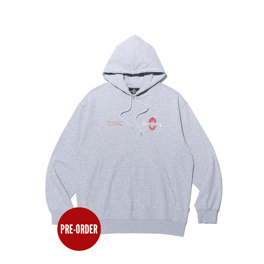Olympia Small Logo Hoodie (Grey)
