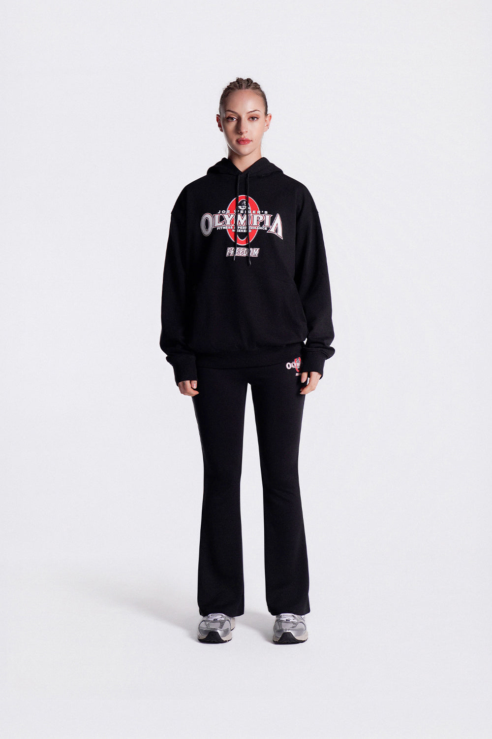Olympia Big Logo Hoodie (Black)