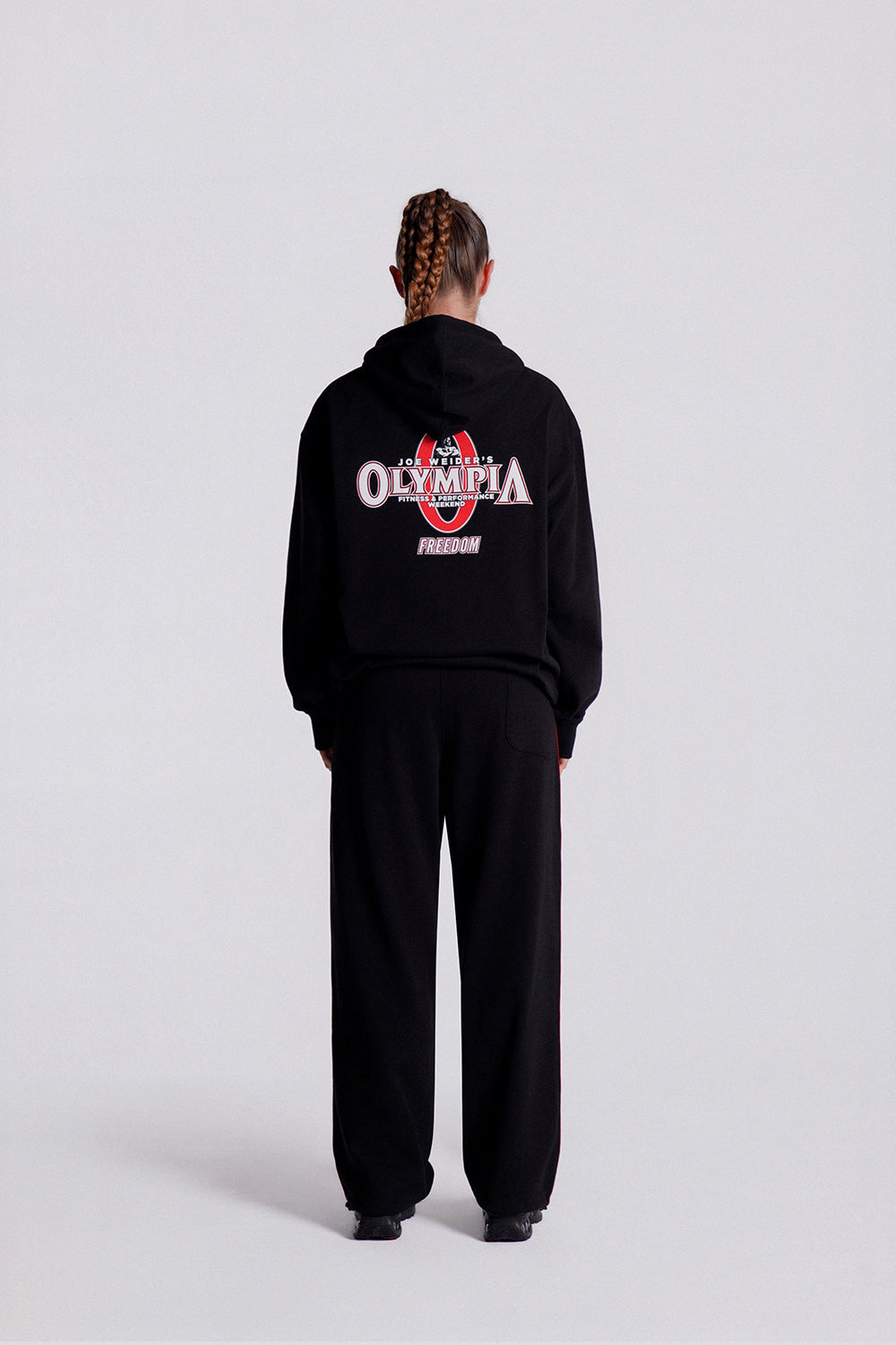 Olympia Small Logo Hoodie (Black)