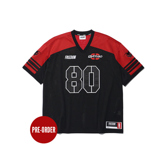 [PRE-ORDER] GYM80 Rugby Jersey (Black)