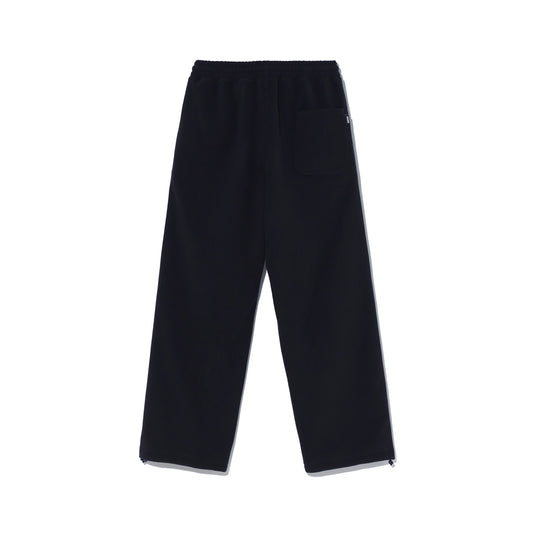Small Logo Lettering Fleece Pants (Black)