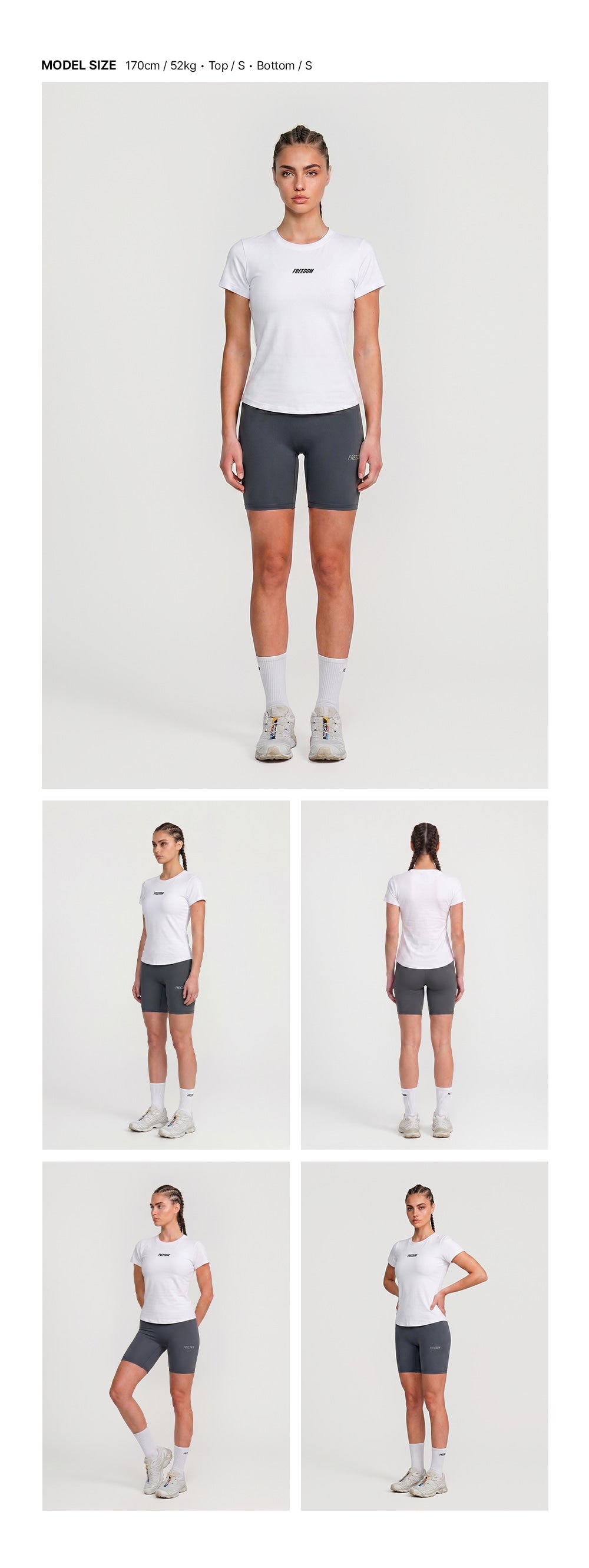 Essential Women's Active T-shirt (White)