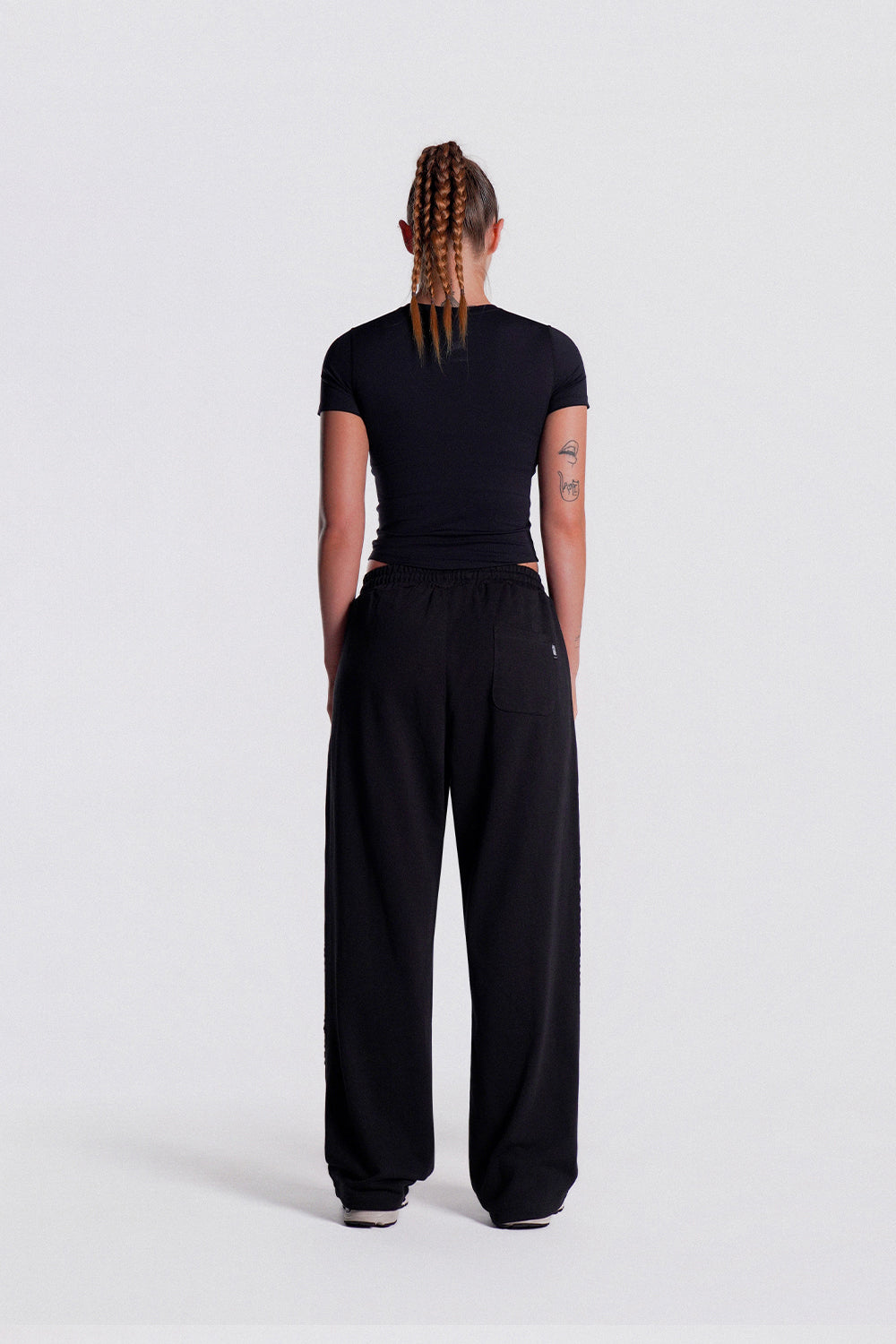 Women's Lettering Sweatpants (Black)