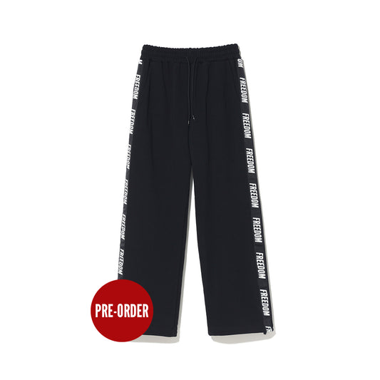 Women's Lettering Sweatpants (Black)