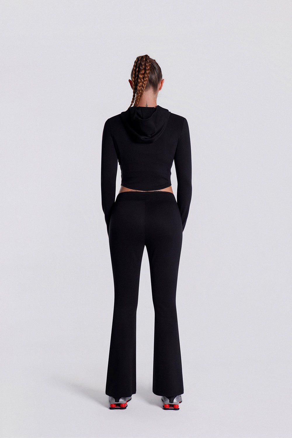 Women's Olympia Slim Bootcut Pants (Black)