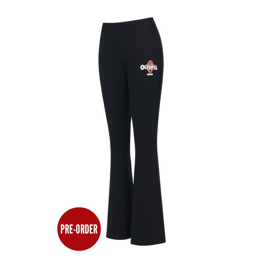 Women's Olympia Slim Bootcut Pants (Black)