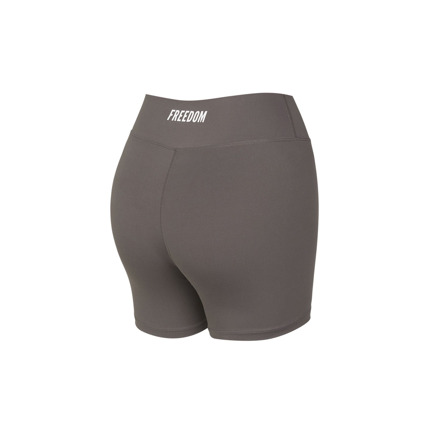 Women's Freedom Small Logo Biker Shorts (Cocoa)