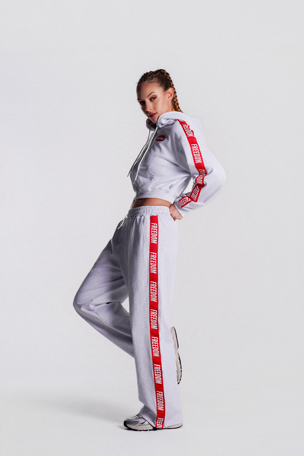 Women's Lettering Sweatpants (Melange)